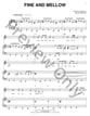 Fine and Mellow piano sheet music cover